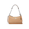 Сумка Coach через плечо (Silver/Sandy beige multi)